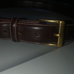 Brass Ralph Lauren Brown Belt